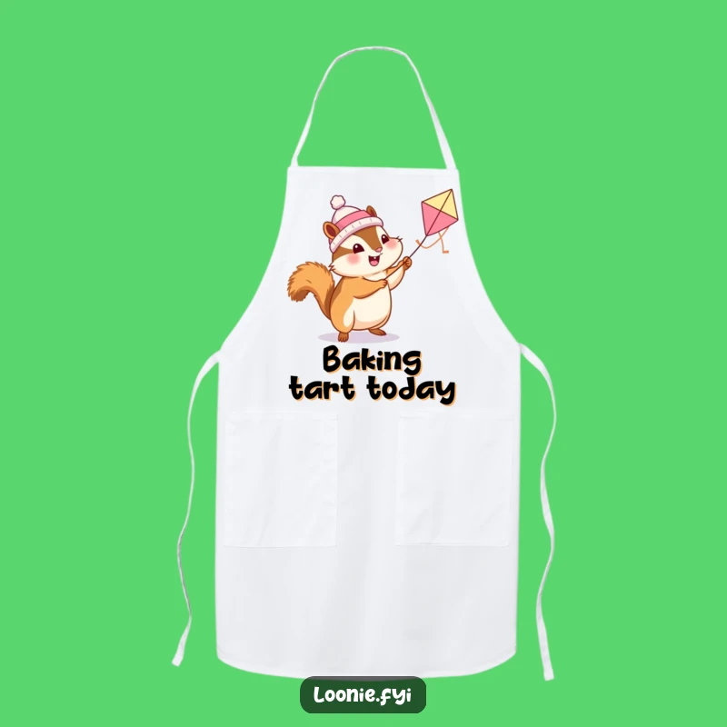 Funny Chipmunk Butter Tart Kite Apron: Bake with Joy!