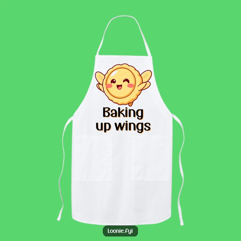 Funny Butter Tart Flying Apron - Bake Your Dreams, Perfect Chef Gift