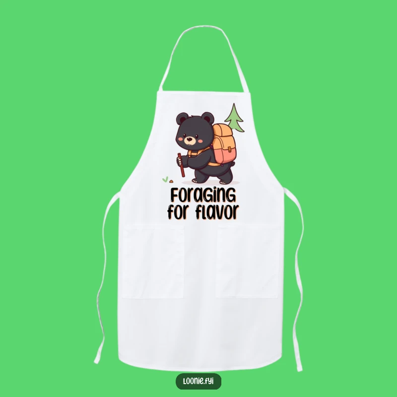 Funny Bear Explorer Apron, Cook Up Adventures in the Kitchen!