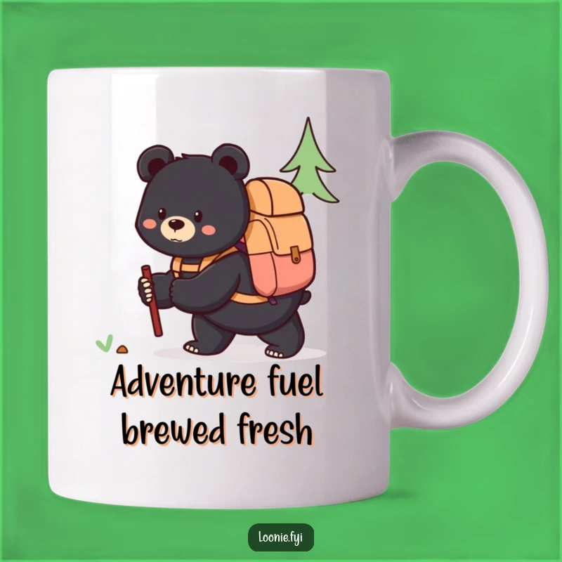 Funny Bear Explorer Mug, Your Perfect Gift for Content Adventurers!