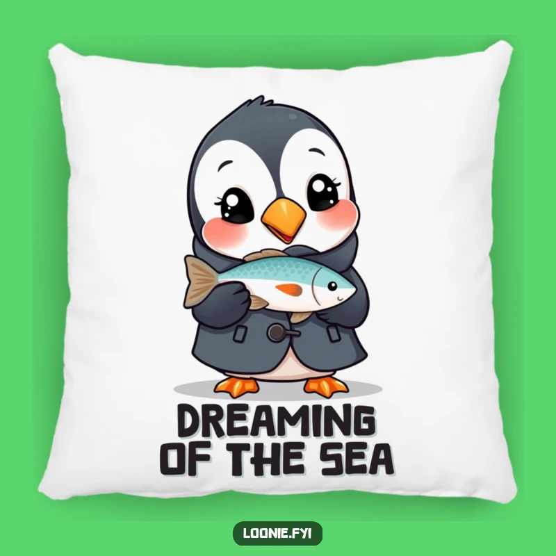 Cozy Funny Puffin Pillow, Add Delightful Comfort to Your Home!
