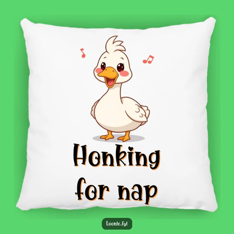 Funny Canadian Goose Pillow: Cozy Comfort with Honking Charm!