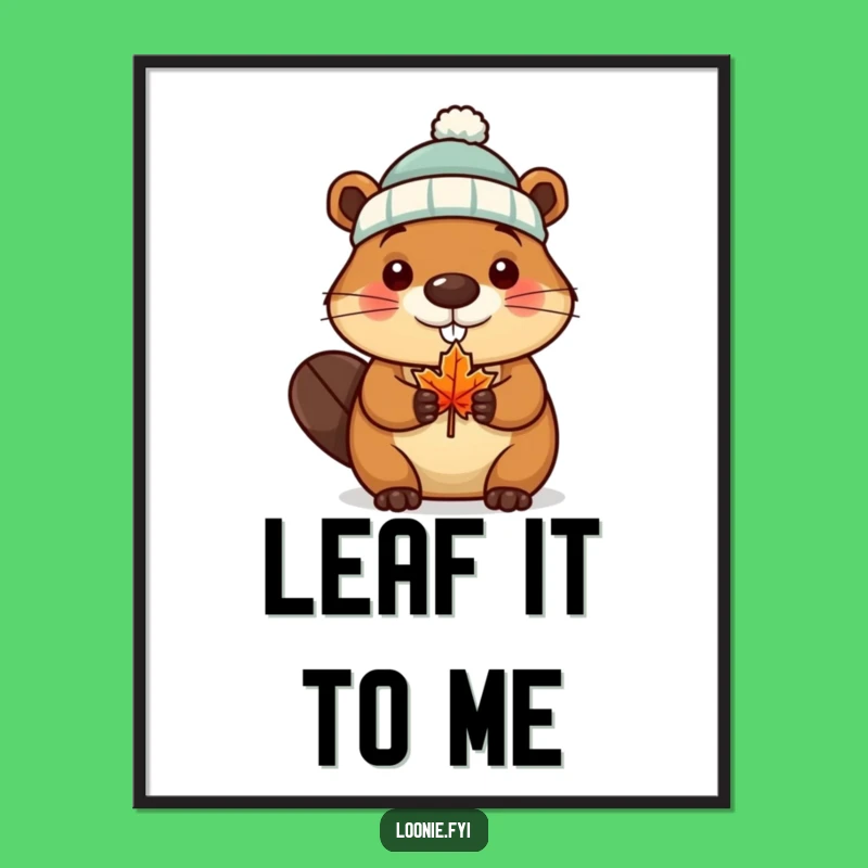 Funny Beaver Canada Digital Art: Hilarious Decor for True North Fans