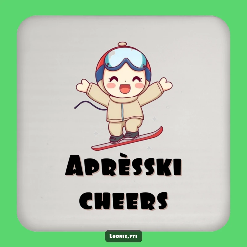 Set of Funny Ski Jump Coasters - Protect Surfaces with Style!