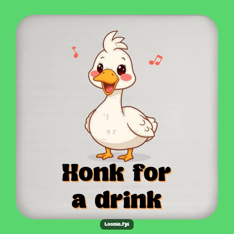 Funny Canadian Goose Coasters: Protect Surfaces with Honking Charm!
