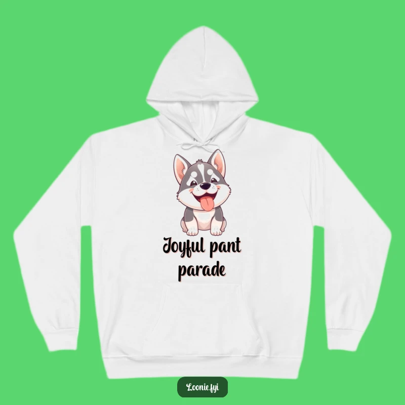 Funny Husky Grin Hoodie - Cozy & Hilarious Dog Lover's Gift