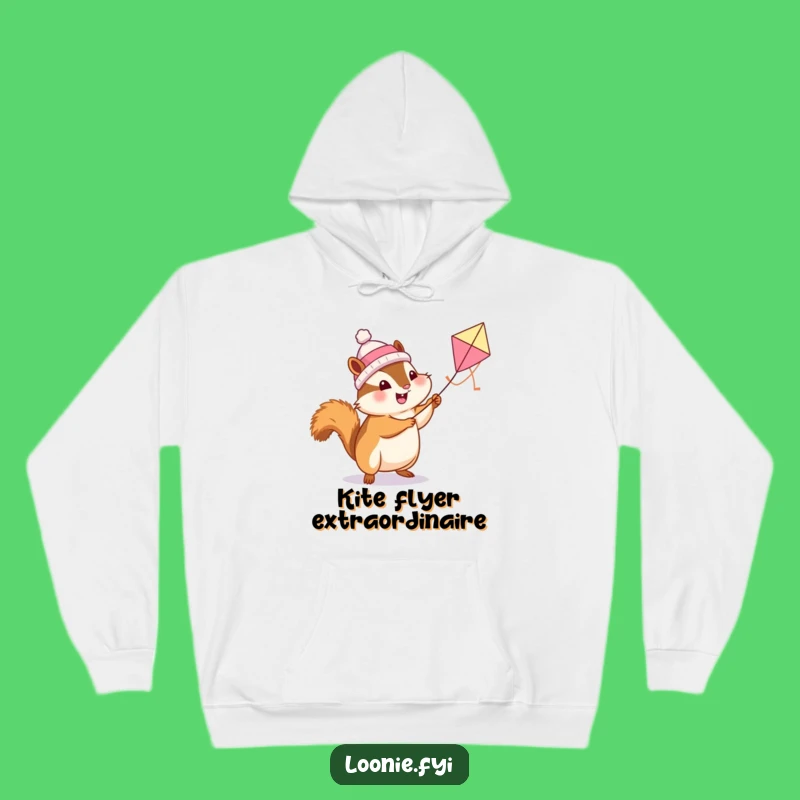 Funny Chipmunk Butter Tart Kite Hoodie: Cozy & Cute Comfort!