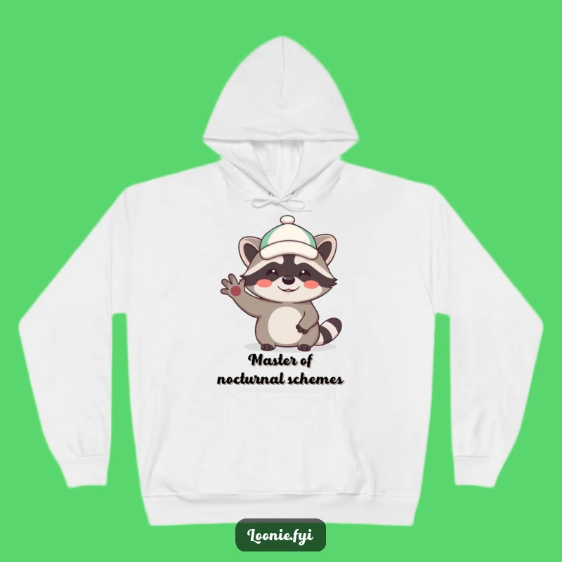 Cozy Funny Raccoon Hoodie, A Warm and Hilarious Gift for All Ages!