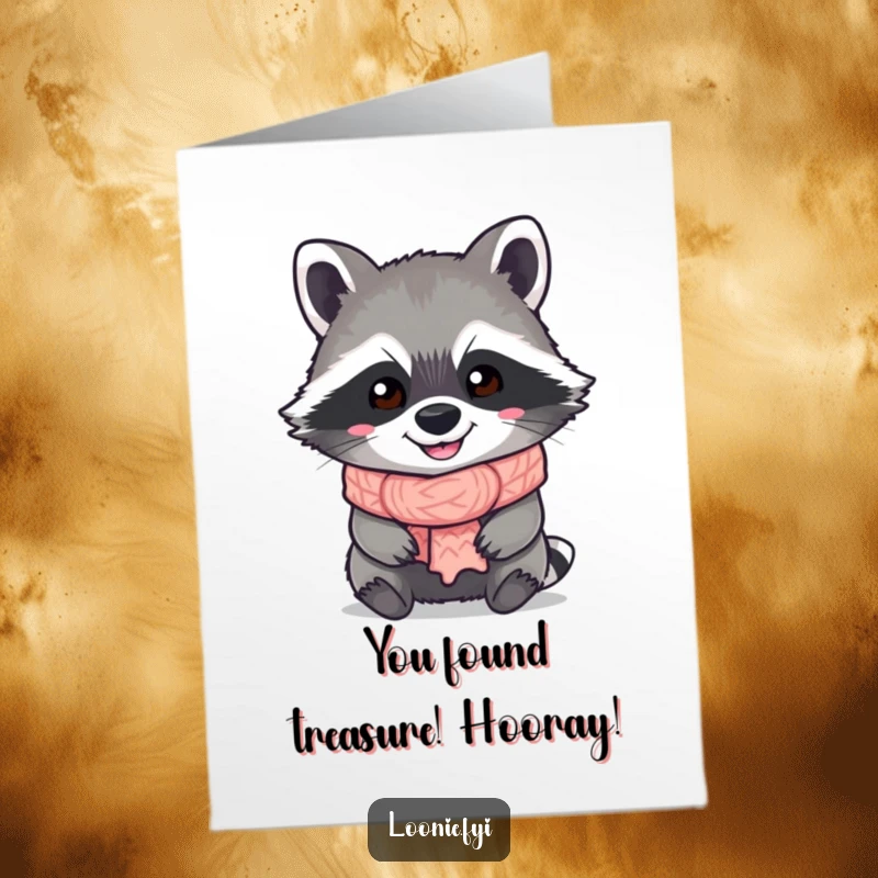 Funny Free Printable Congratulations Card: Cheerful puffin holding a tiny fish, celebrating a big achievement with pure joy. Downloadable art.