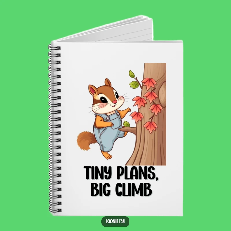 Funny Chipmunk Overalls Notebook: Jot Down Adventures and Ideas