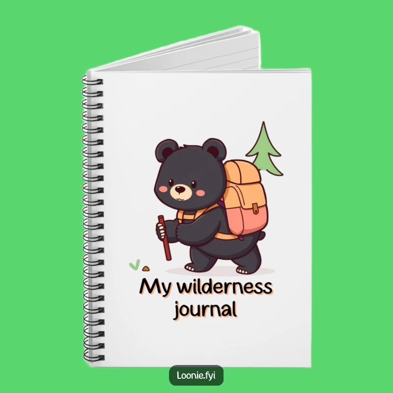 Funny Bear Explorer Notebook, Journal Your Adventures With Style!