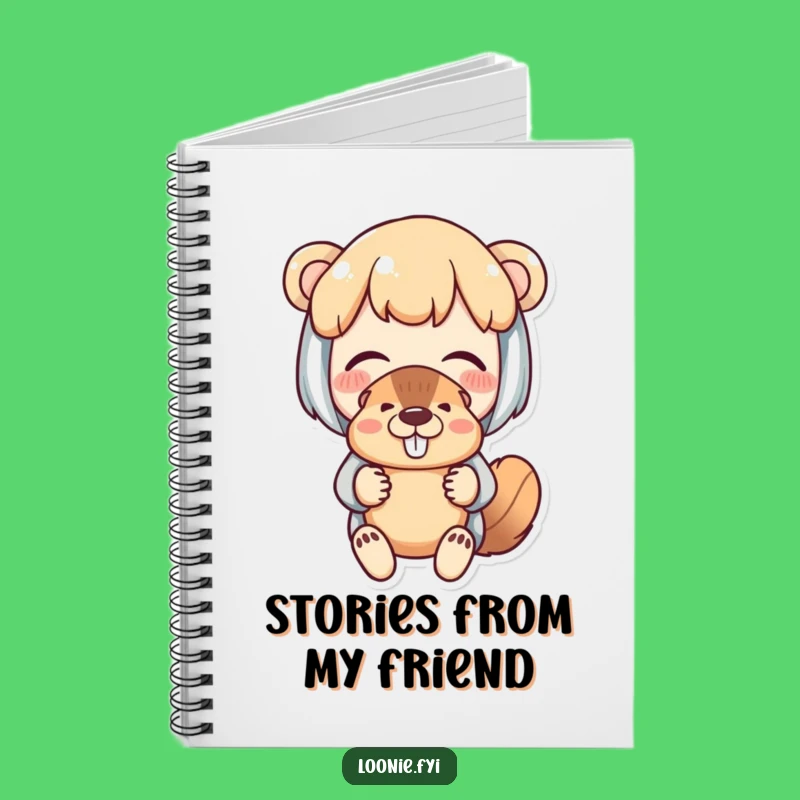 Funny Beaver Puppet Notebook: Delighted Character's Amusement for Notes
