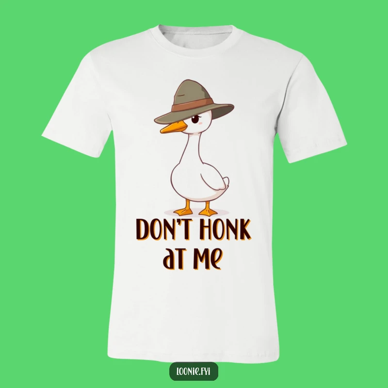Funny Goose Ranger T-Shirt: Guard Character in Hat, Ideal Funny Gift