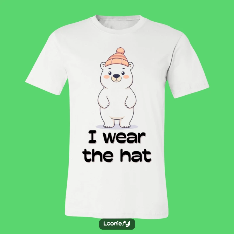 Funny Polar Bear Toque T-Shirt: Proud Arctic Humor, Best Gift Idea